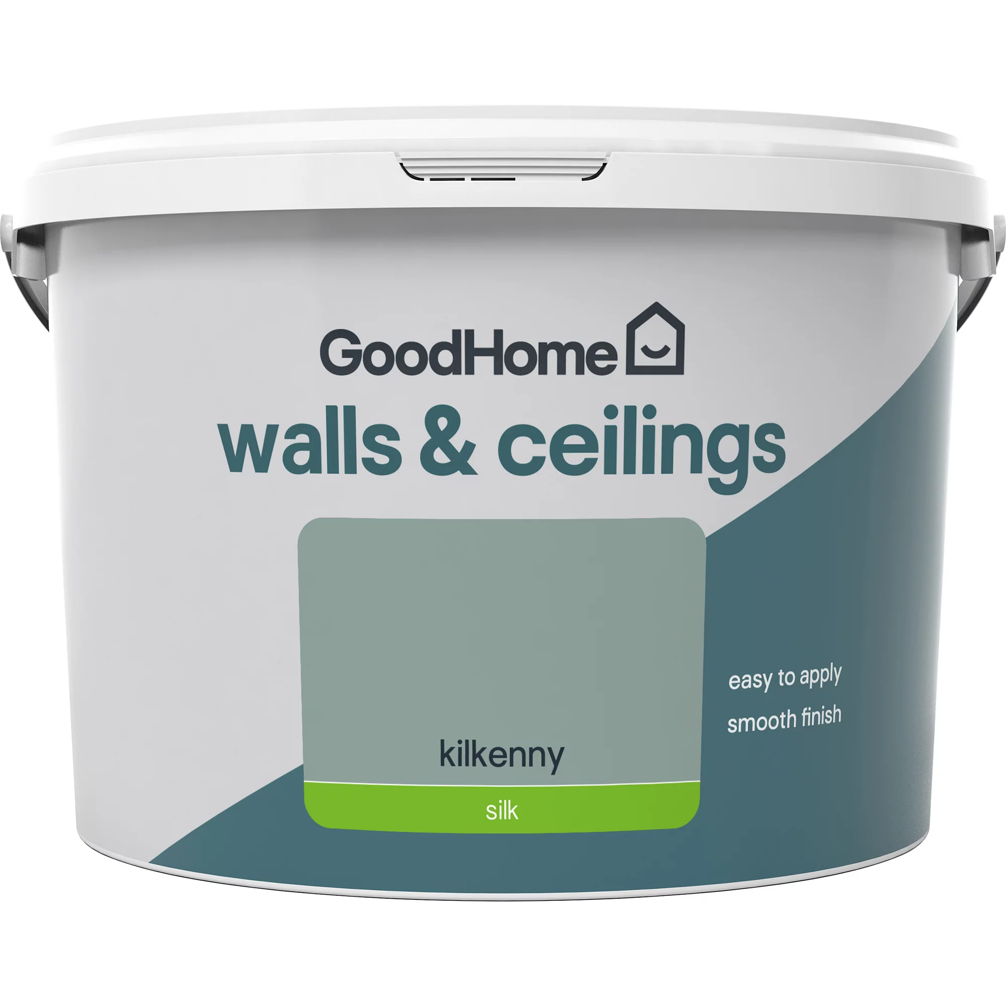 GoodHome Walls & Ceilings Kilkenny Silk Emulsion Paint, 2.5L 2 GoodHome Walls & Ceilings Kilkenny Silk Emulsion Paint, 2.5L - Image 2