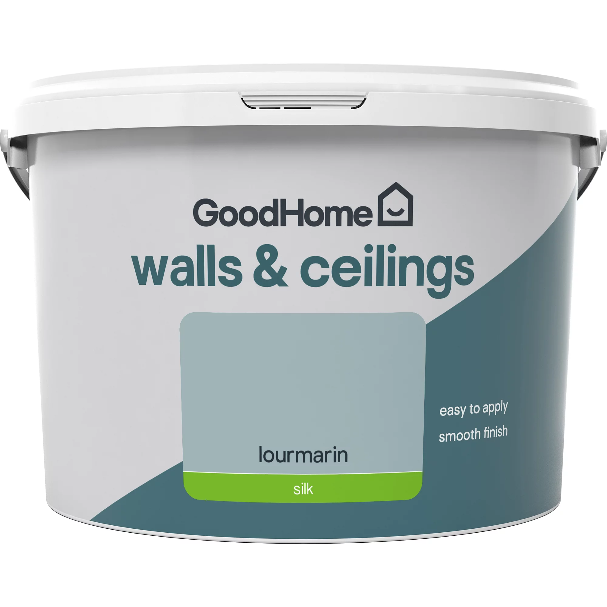 GoodHome Walls & Ceilings Lourmarin Silk Emulsion Paint, 2.5L 2 GoodHome Walls & Ceilings Lourmarin Silk Emulsion Paint, 2.5L - Image 2