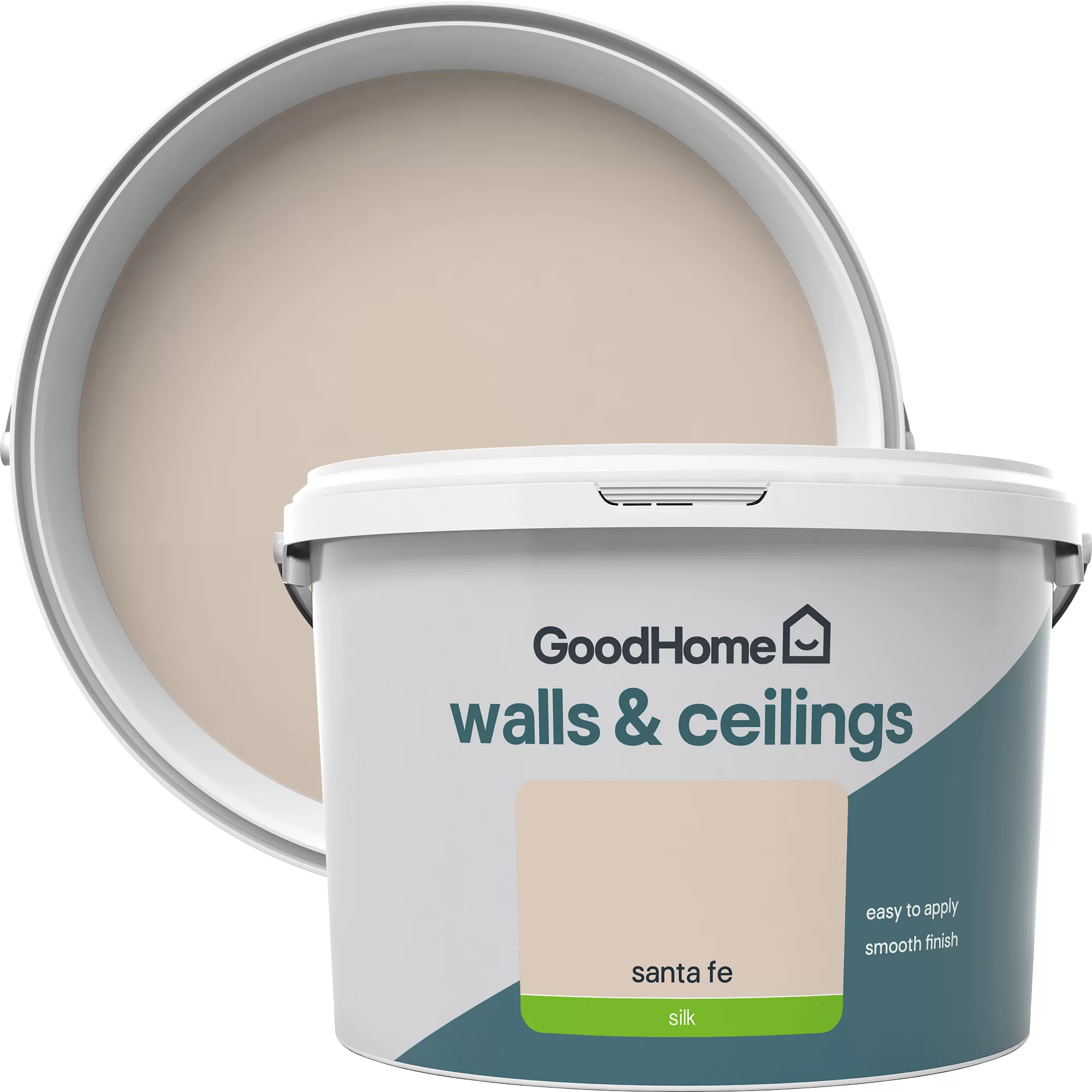 GoodHome Walls & Ceilings Santa Fe Silk Emulsion Paint, 2.5L 1 GoodHome Walls & Ceilings Santa Fe Silk Emulsion Paint, 2.5L