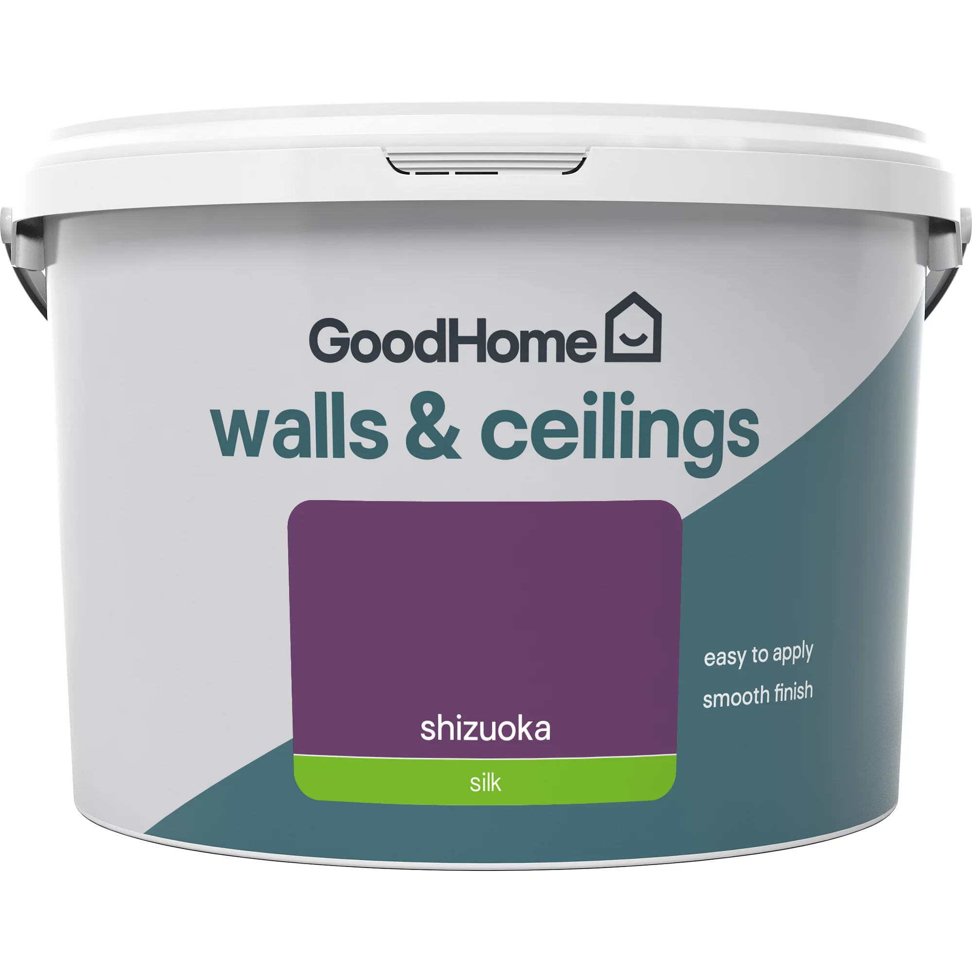GoodHome Walls & Ceilings Shizuoka Silk Emulsion Paint, 2.5L 2 GoodHome Walls & Ceilings Shizuoka Silk Emulsion Paint, 2.5L - Image 2