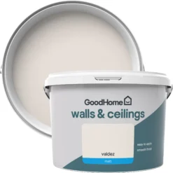 GoodHome Walls & Ceilings Valdez Matt Emulsion Paint, 2.5L