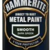 Hammerite Dark Green Gloss Spray Paint, 400ml