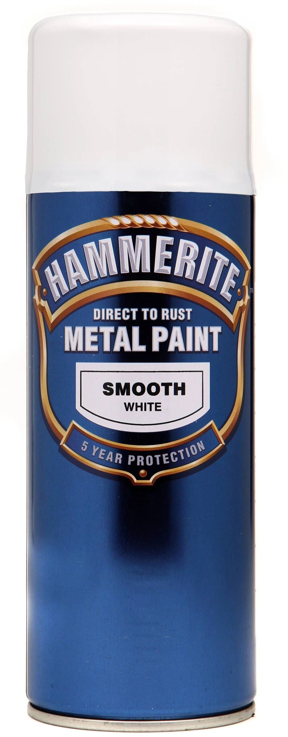 Hammerite Smoothrite White Gloss Spray Paint, 400ml 1 Hammerite Smoothrite White Gloss Spray Paint, 400ml
