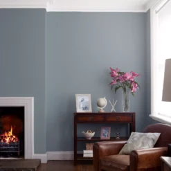 Laura Ashley Chalk Blue Eggshell Emulsion Paint, 750ml -Trade Point laura ashley chalk blue eggshell emulsion paint 750ml5011583473957 02i bq