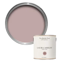 Laura Ashley Dark Blush Matt Emulsion Paint, 2.5L