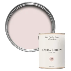 Laura Ashley Pale Blush Matt Emulsion Paint, 5L
