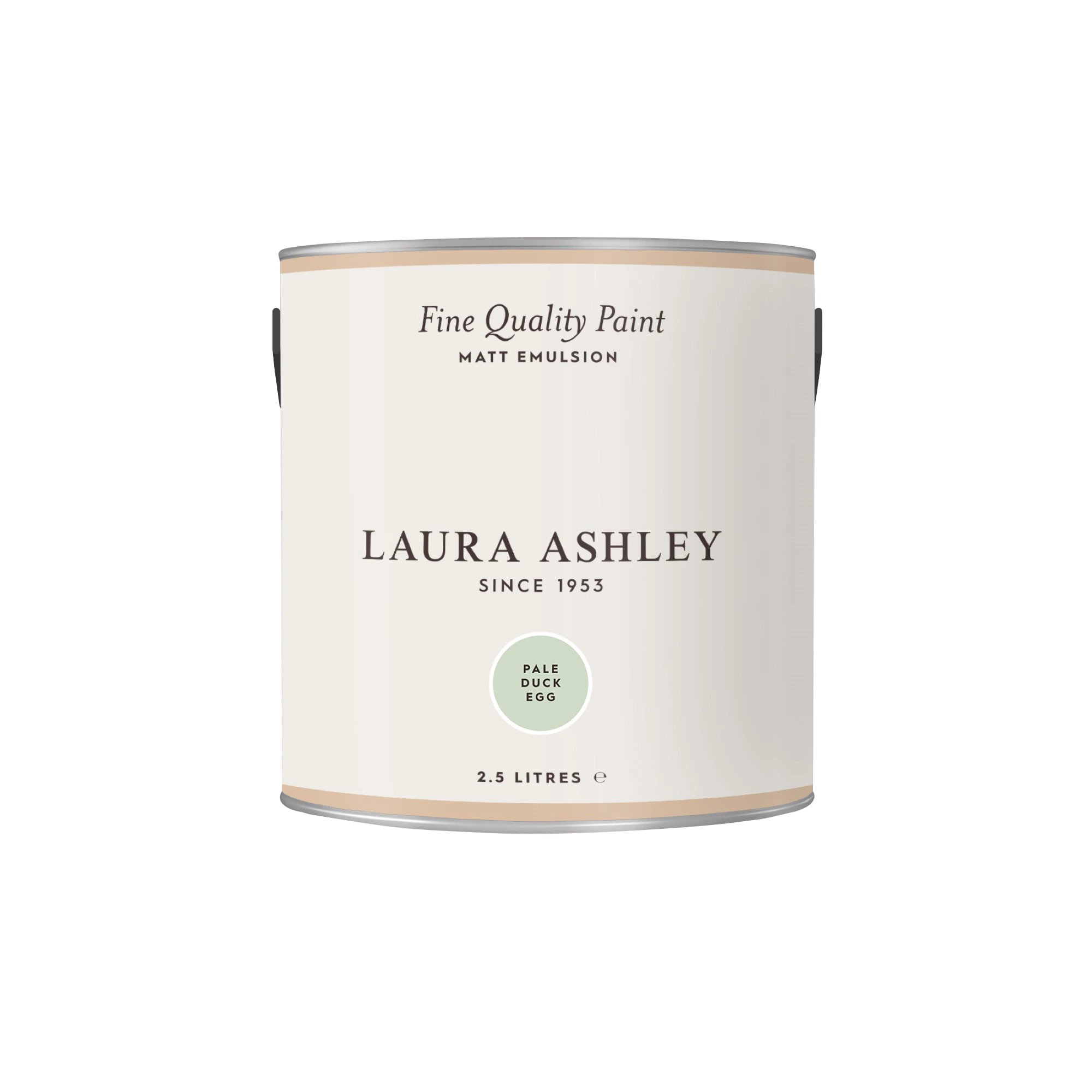 Laura Ashley Pale Duck Egg Matt Emulsion Paint, 2.5L 2 Laura Ashley Pale Duck Egg Matt Emulsion Paint, 2.5L - Image 2