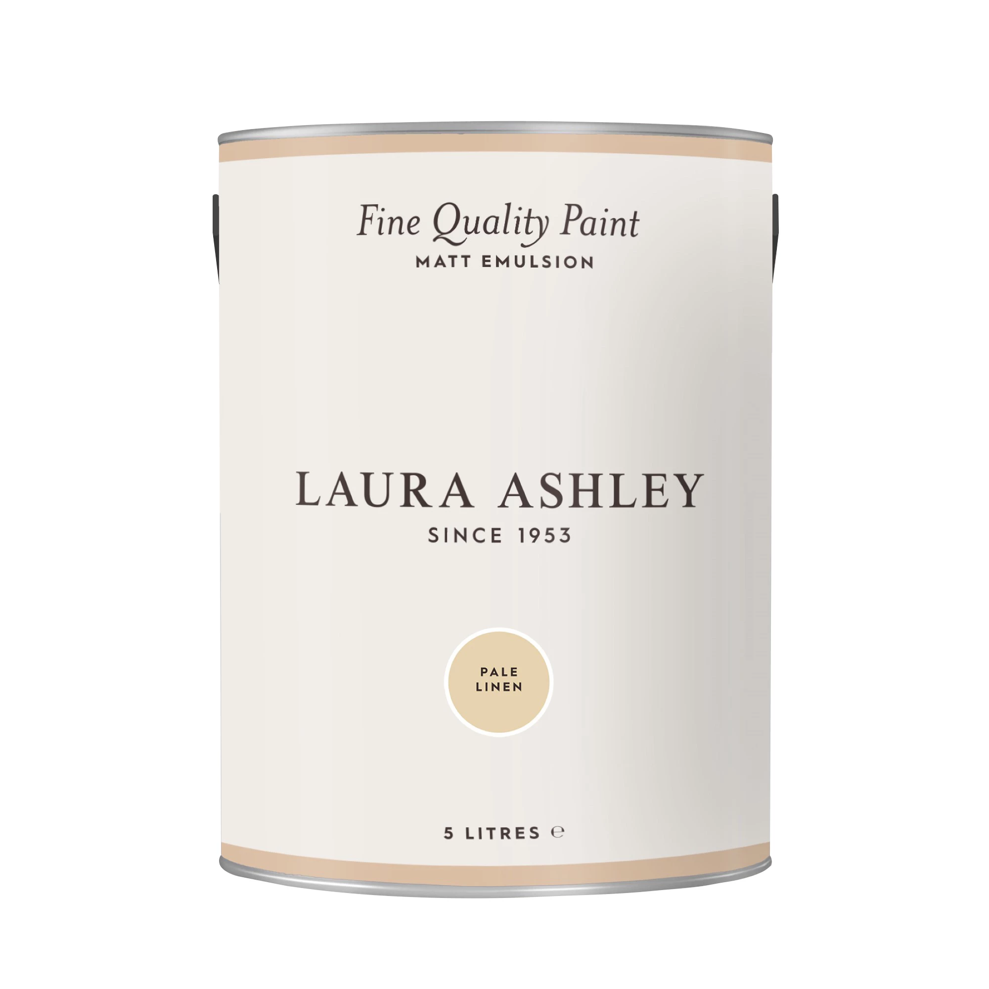 Laura Ashley Pale Linen Matt Emulsion Paint, 5L 2 Laura Ashley Pale Linen Matt Emulsion Paint, 5L - Image 2