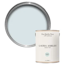 Laura Ashley Seaspray White Matt Emulsion Paint, 5L