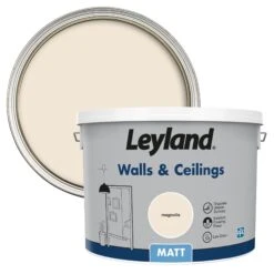 Leyland Magnolia Matt Emulsion Paint, 10L -Trade Point leyland magnolia matt emulsion paint 10l5010426782553 21c bq