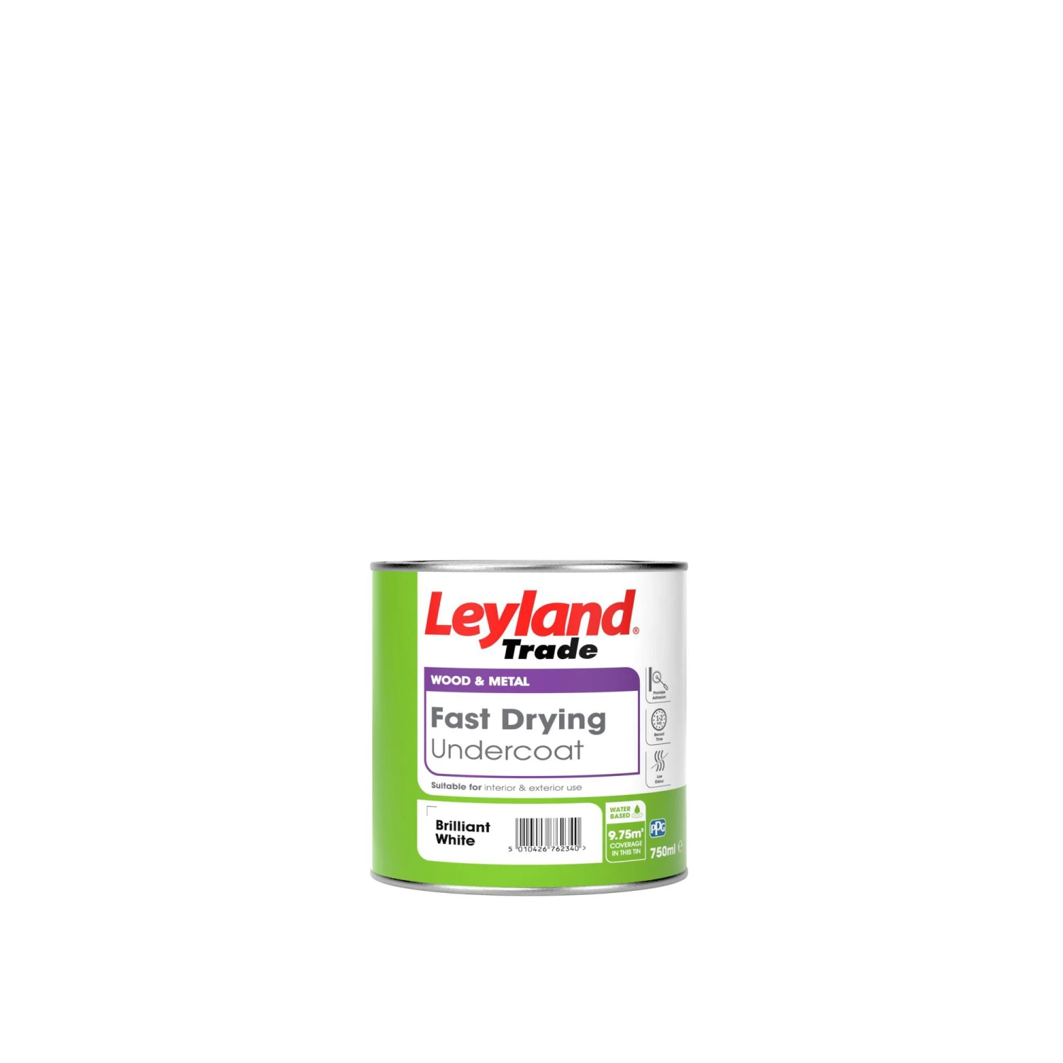 Leyland Trade Brilliant White Metal & Wood Undercoat, 750ml 1 Leyland Trade Brilliant White Metal & Wood Undercoat, 750ml