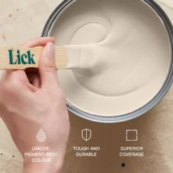 Lick Beige 01 Matt Emulsion Paint, 2.5L 17 Lick Beige 01 Matt Emulsion Paint, 2.5L -Trade Point lick beige 01 matt emulsion paint 2 5l5060756110069 05i bq