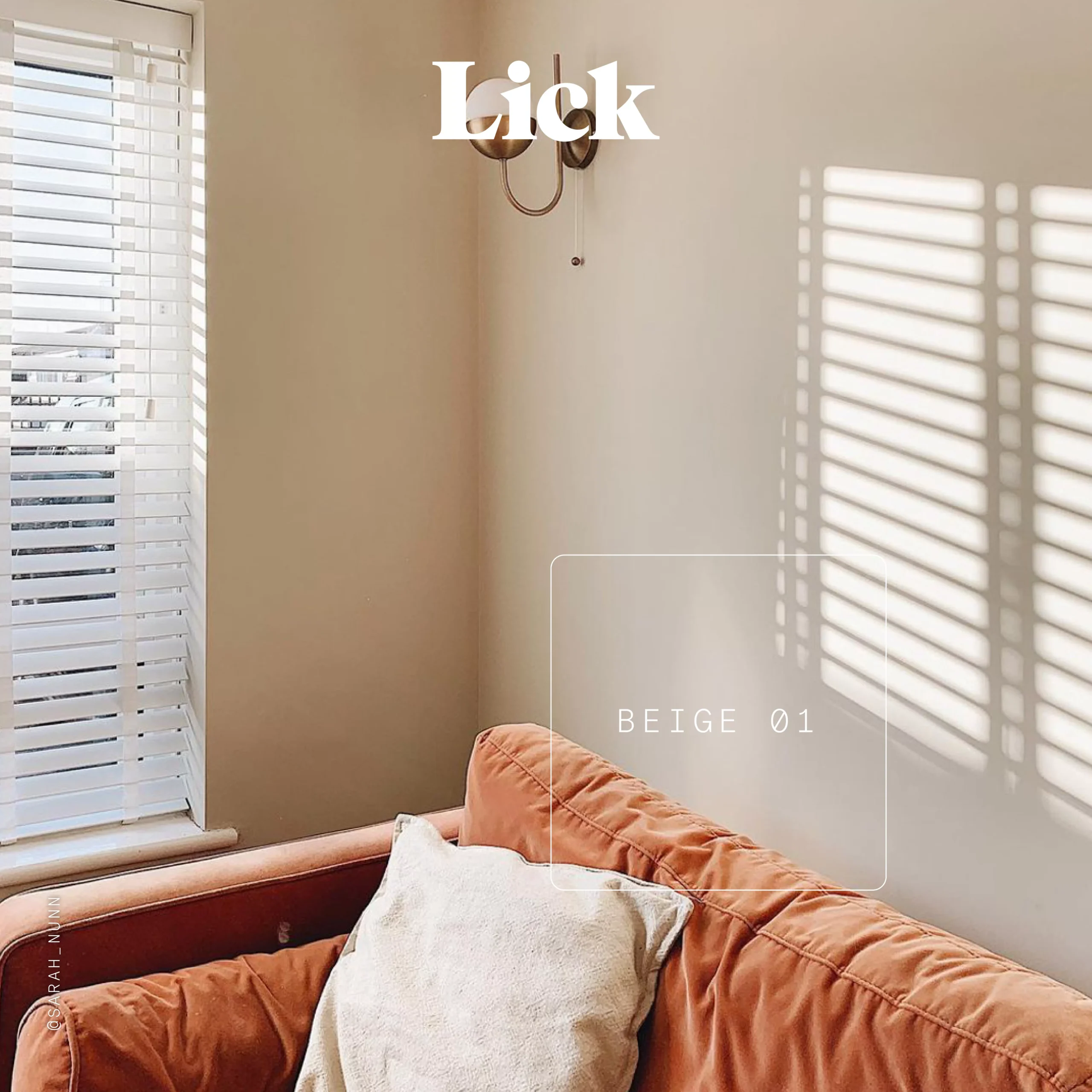 Lick Beige 01 Matt Emulsion Paint, 2.5L 7 Lick Beige 01 Matt Emulsion Paint, 2.5L - Image 7