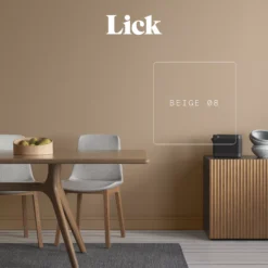 Lick Beige 08 Matt Emulsion Paint, 2.5L -Trade Point lick beige 08 matt emulsion paint 2 5l5060932640328 08i bq