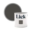 Lick Black 03 Matt Emulsion Paint, 2.5L