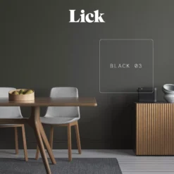 Lick Black 03 Matt Emulsion Paint, 2.5L -Trade Point lick black 03 matt emulsion paint 2 5l5060932640397 08i bq