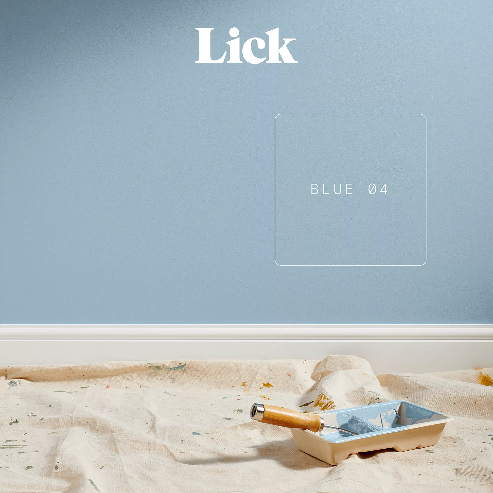 Lick Blue 04 Matt Emulsion Paint, 2.5L 3 Lick Blue 04 Matt Emulsion Paint, 2.5L - Image 3