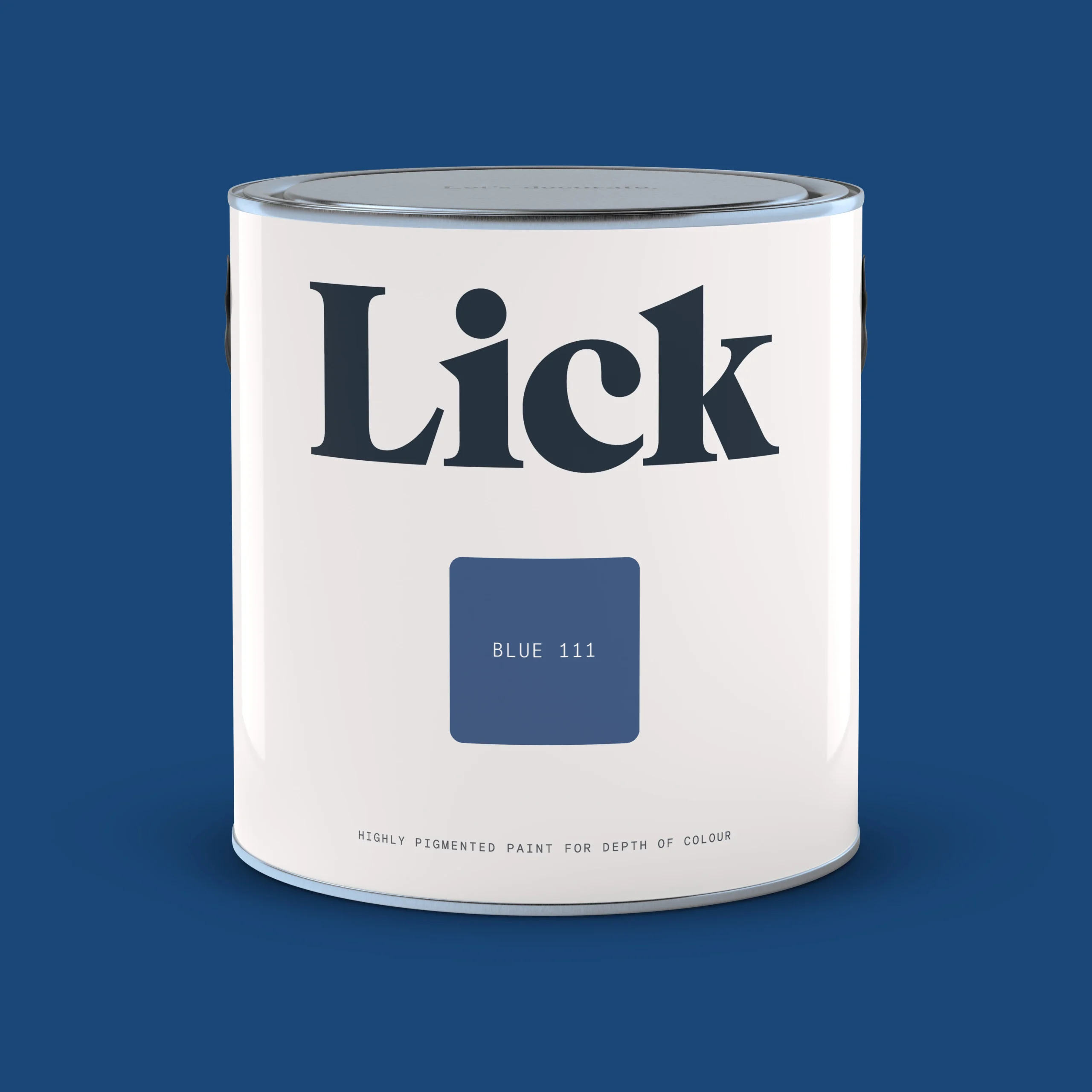 Lick Blue 111 Eggshell Emulsion Paint, 2.5L 2 Lick Blue 111 Eggshell Emulsion Paint, 2.5L - Image 2