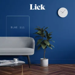 Lick Blue 111 Eggshell Emulsion Paint, 2.5L 11 Lick Blue 111 Eggshell Emulsion Paint, 2.5L -Trade Point lick blue 111 eggshell emulsion paint 2 5l5060756112889 07i bq