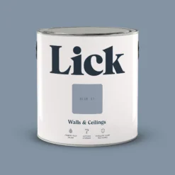 Lick Blue 17 Matt Emulsion Paint, 2.5L -Trade Point lick blue 17 matt emulsion paint 2 5l5060932640885 02c bq