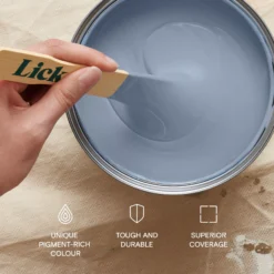 Lick Blue 17 Matt Emulsion Paint, 2.5L -Trade Point lick blue 17 matt emulsion paint 2 5l5060932640885 05i bq