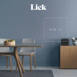 Lick Blue 17 Matt Emulsion Paint, 2.5L -Trade Point lick blue 17 matt emulsion paint 2 5l5060932640885 08i bq