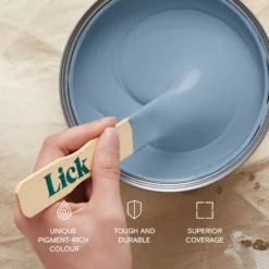 Lick Blue 18 Eggshell Emulsion Paint, 2.5L 13 Lick Blue 18 Eggshell Emulsion Paint, 2.5L -Trade Point lick blue 18 eggshell emulsion paint 2 5l5060932640946 05i bq