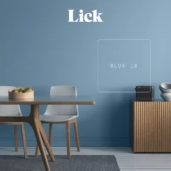 Lick Blue 18 Eggshell Emulsion Paint, 2.5L 12 Lick Blue 18 Eggshell Emulsion Paint, 2.5L -Trade Point lick blue 18 eggshell emulsion paint 2 5l5060932640946 08i bq