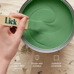 Lick Green 07 Matt Emulsion Paint, 2.5L -Trade Point lick green 07 matt emulsion paint 2 5l5060756110298 05i bq