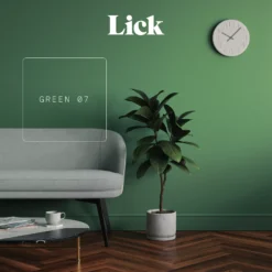 Lick Green 07 Matt Emulsion Paint, 2.5L -Trade Point lick green 07 matt emulsion paint 2 5l5060756110298 07i bq
