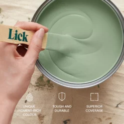 Lick Green 14 Eggshell Emulsion Paint, 2.5L -Trade Point lick green 14 eggshell emulsion paint 2 5l5060932641431 05i bq