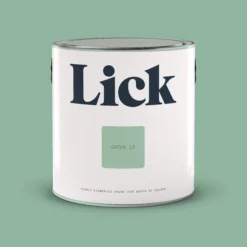 Lick Green 15 Eggshell Emulsion Paint, 2.5L -Trade Point lick green 15 eggshell emulsion paint 2 5l5060932641509 02c bq