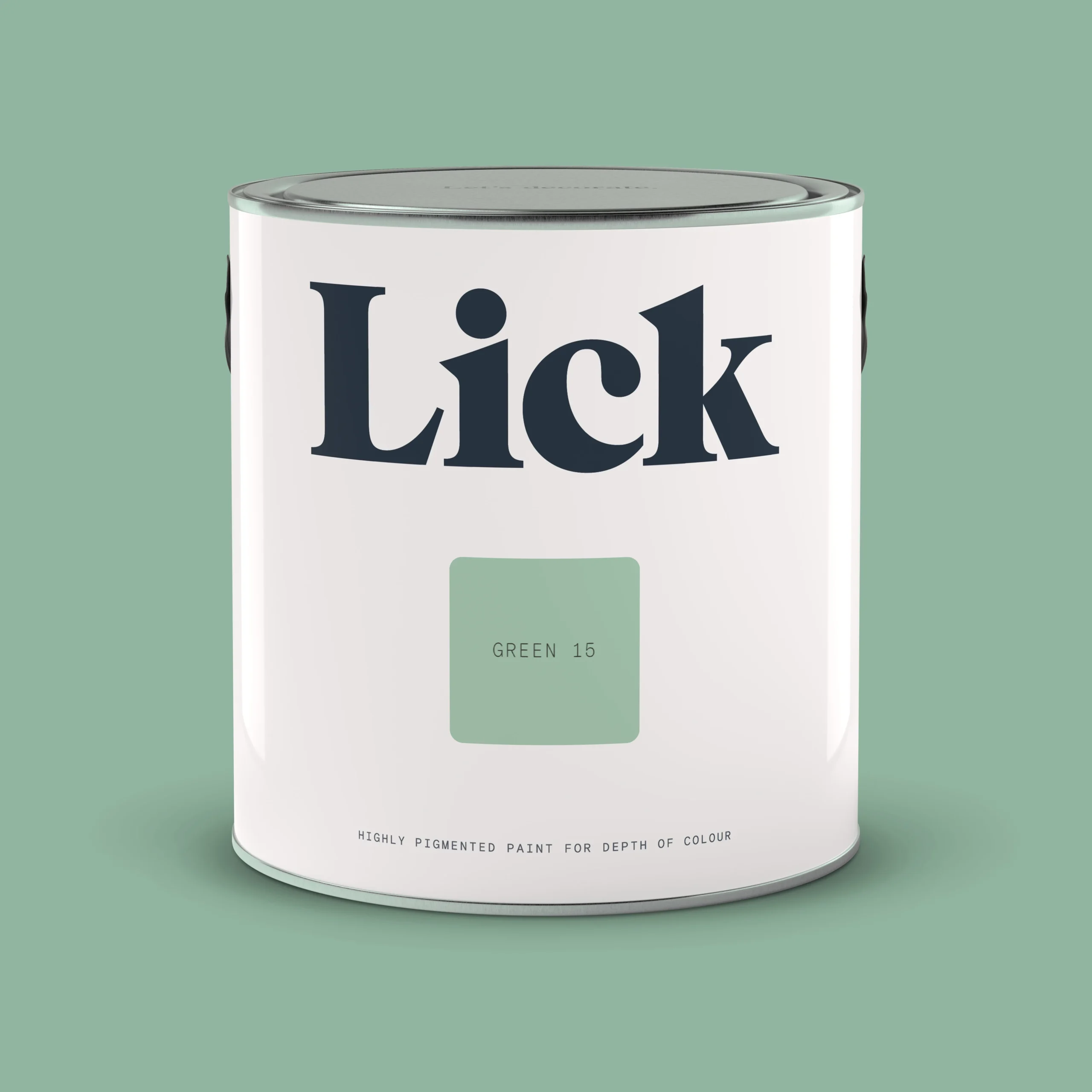 Lick Green 15 Matt Emulsion Paint, 2.5L 2 Lick Green 15 Matt Emulsion Paint, 2.5L - Image 2