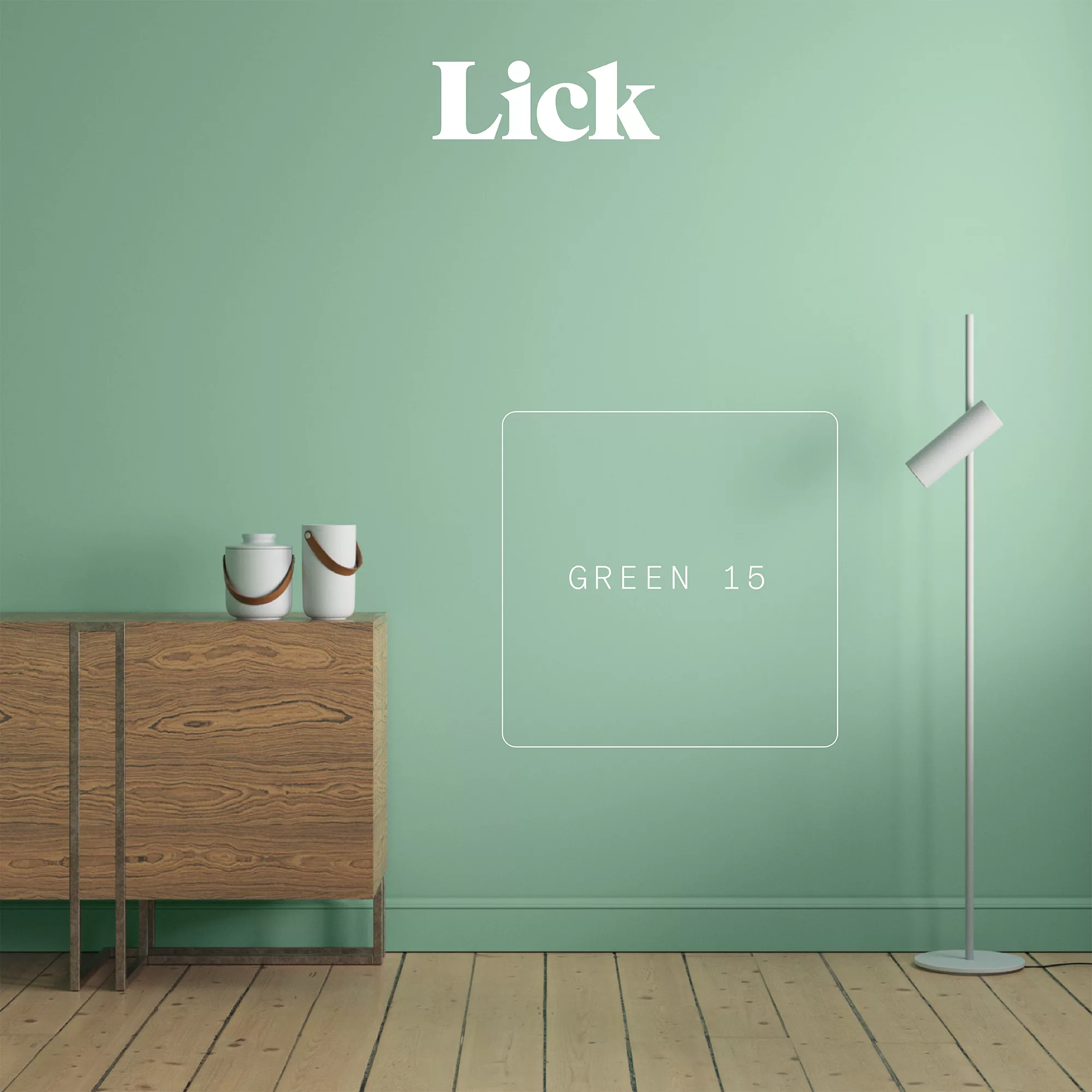 Lick Green 15 Matt Emulsion Paint, 2.5L 5 Lick Green 15 Matt Emulsion Paint, 2.5L - Image 5