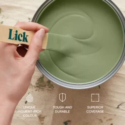 Lick Green 18 Matt Emulsion Paint, 2.5L 13 Lick Green 18 Matt Emulsion Paint, 2.5L -Trade Point lick green 18 matt emulsion paint 2 5l5060932641721 05i bq