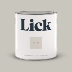 Lick Grey 03 Eggshell Emulsion Paint, 2.5L -Trade Point lick grey 03 eggshell emulsion paint 2 5l5060756112353 02c bq