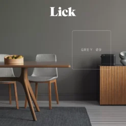Lick Grey 09 Matt Emulsion Paint, 2.5L -Trade Point lick grey 09 matt emulsion paint 2 5l5060756115576 07i bq