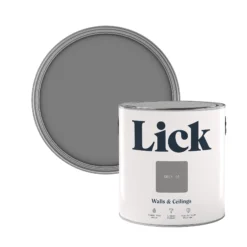 Lick Grey 15 Matt Emulsion Paint, 2.5L
