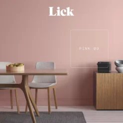 Lick Pink 09 Eggshell Emulsion Paint, 2.5L -Trade Point lick pink 09 eggshell emulsion paint 2 5l5060932642483 08i bq