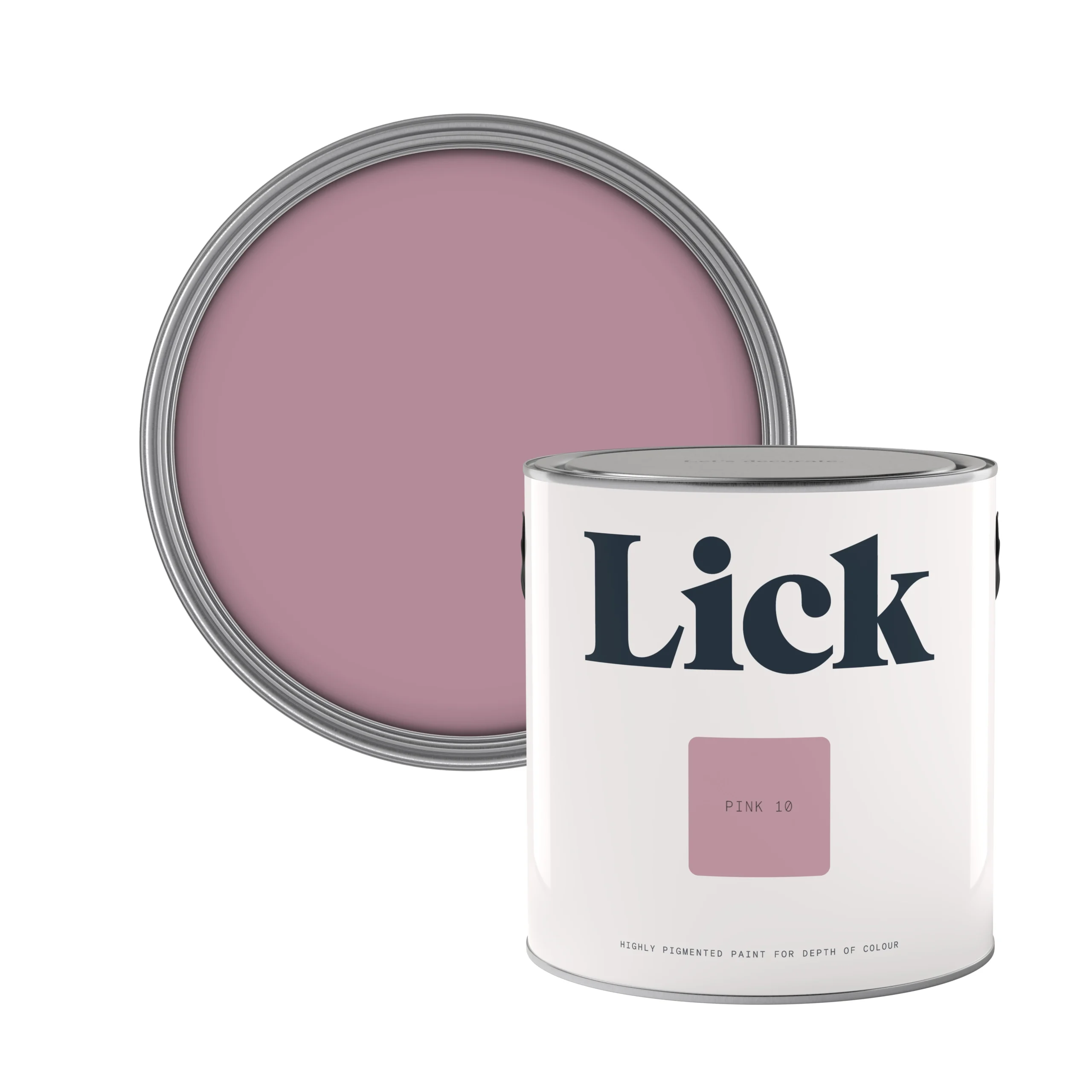 Lick Pink 10 Eggshell Emulsion Paint, 2.5L 1 Lick Pink 10 Eggshell Emulsion Paint, 2.5L