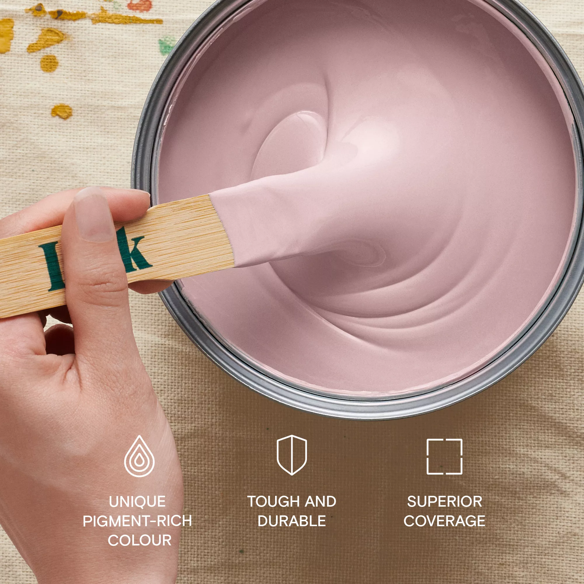 Lick Pink 11 Eggshell Emulsion Paint, 2.5L 6 Lick Pink 11 Eggshell Emulsion Paint, 2.5L - Image 6