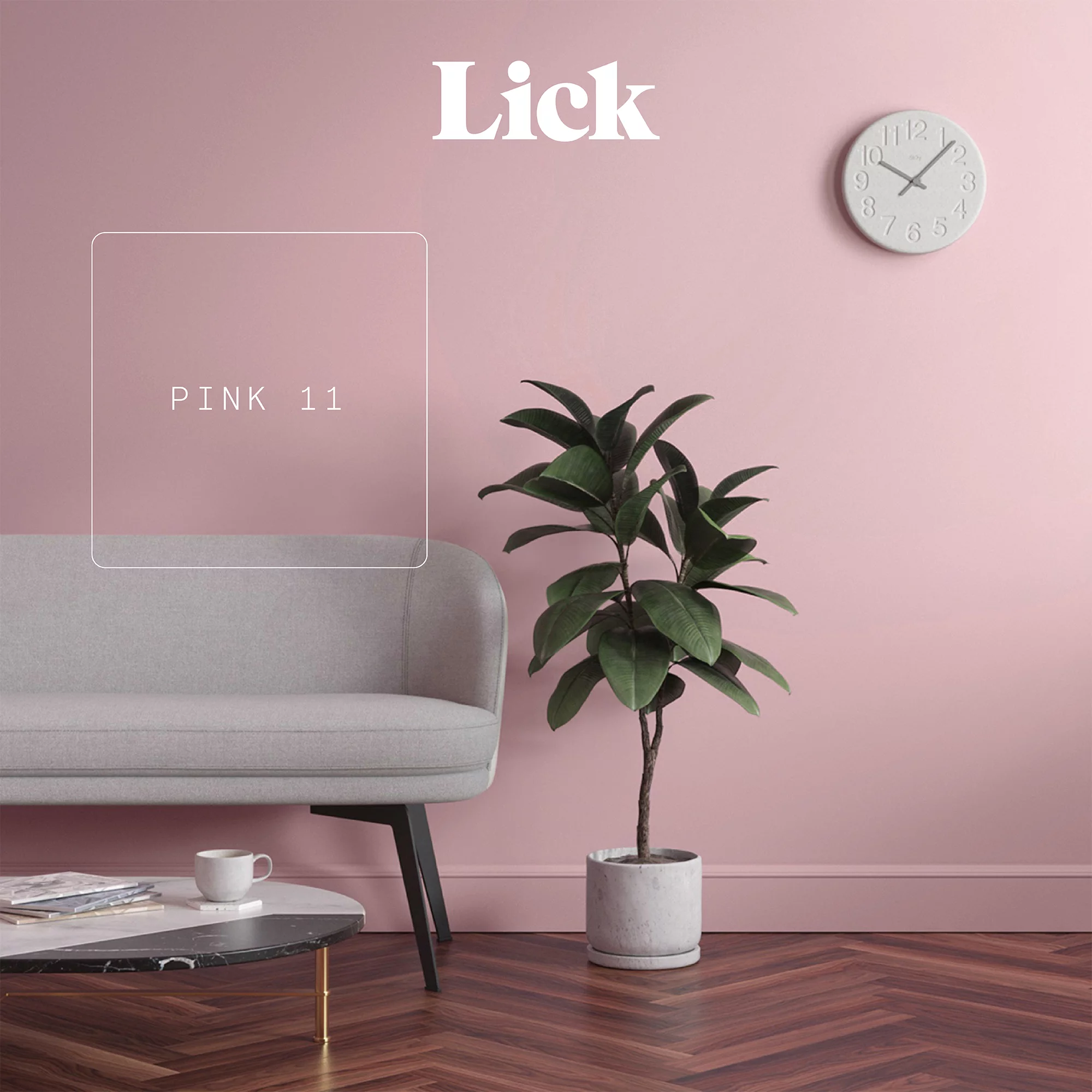 Lick Pink 11 Eggshell Emulsion Paint, 2.5L 4 Lick Pink 11 Eggshell Emulsion Paint, 2.5L - Image 4