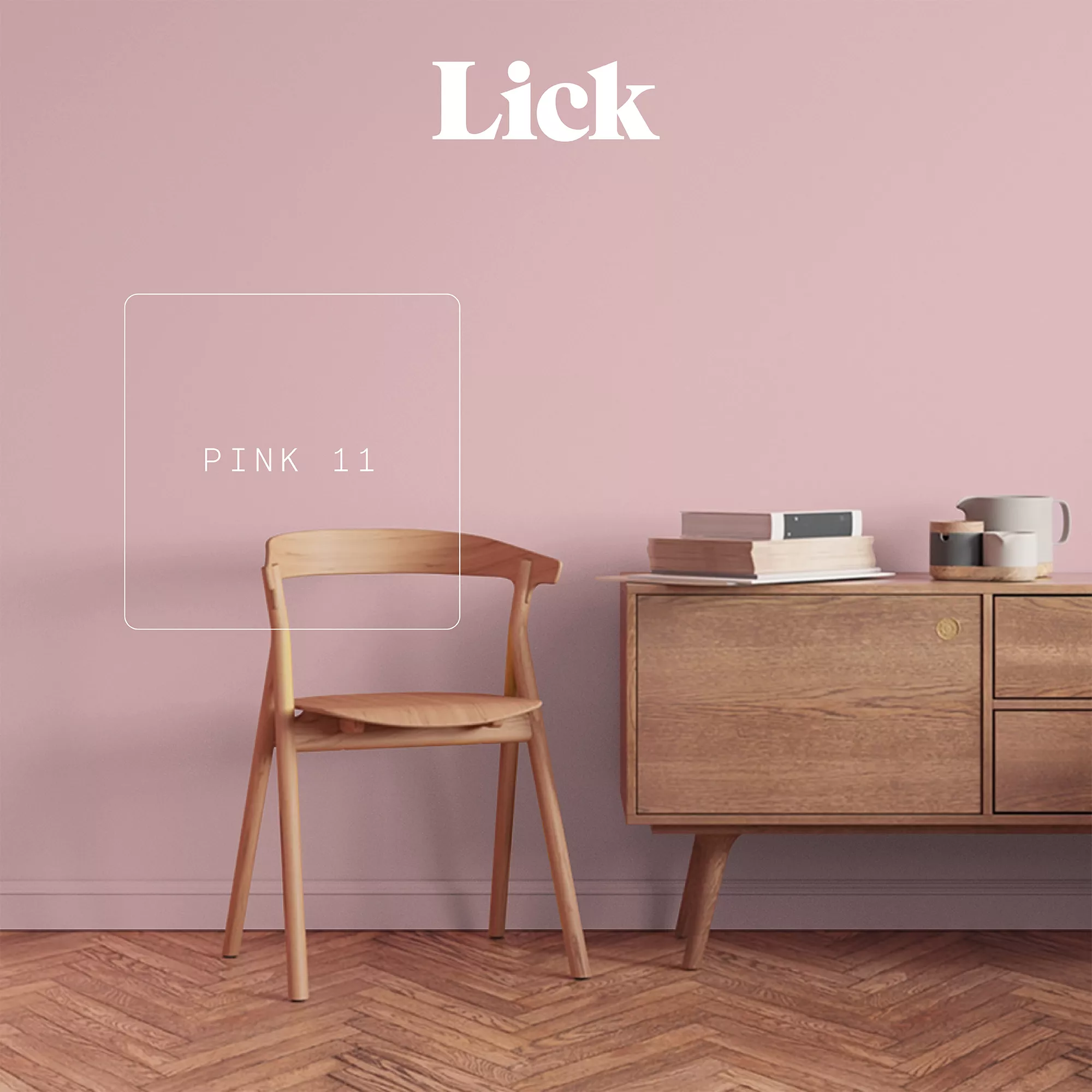 Lick Pink 11 Eggshell Emulsion Paint, 2.5L 5 Lick Pink 11 Eggshell Emulsion Paint, 2.5L - Image 5