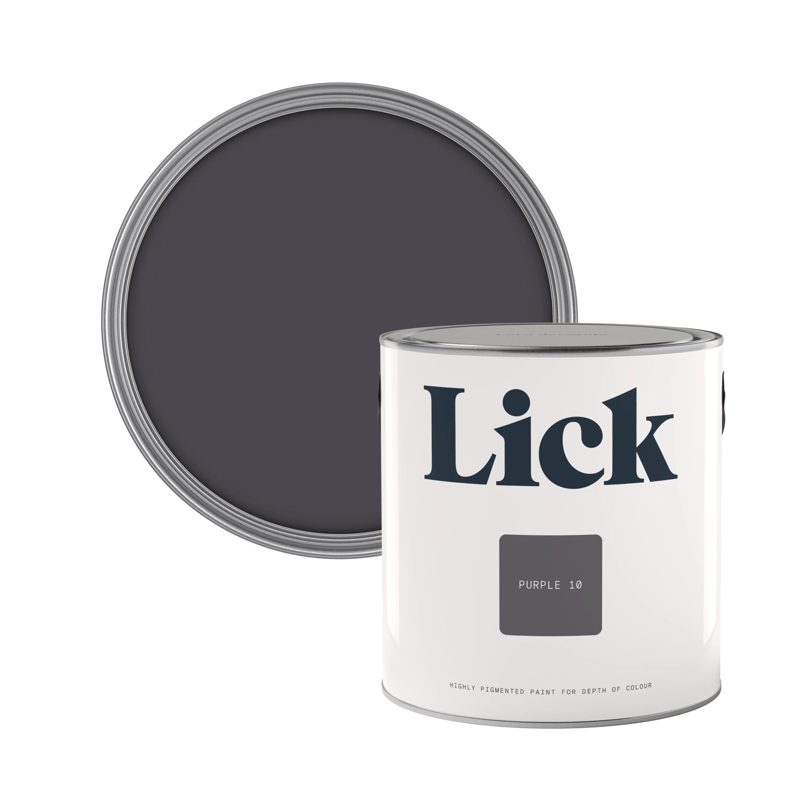 Lick Purple 10 Matt Emulsion Paint, 2.5L 1 Lick Purple 10 Matt Emulsion Paint, 2.5L