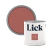 Lick Red 04 Eggshell Emulsion Paint, 2.5L
