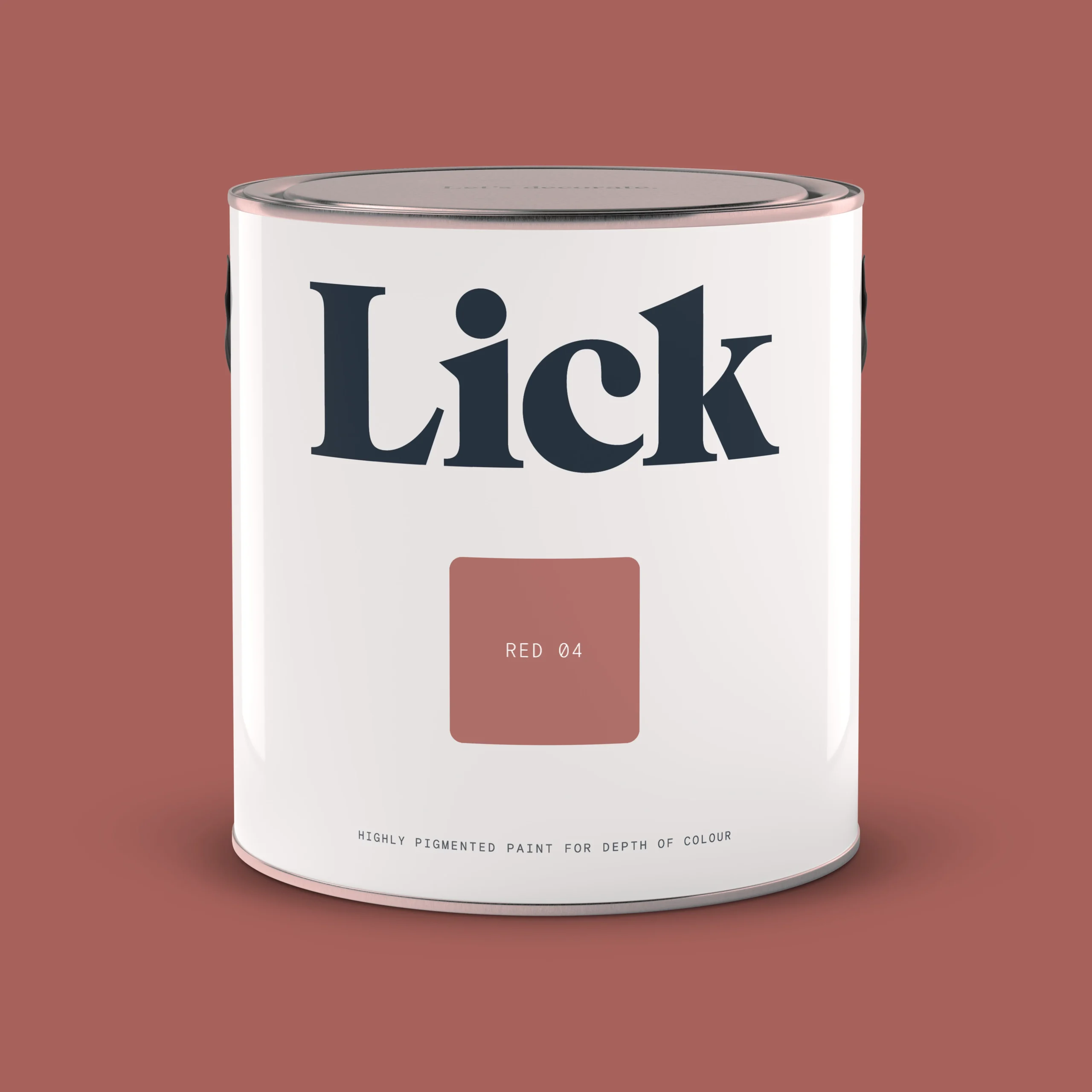 Lick Red 04 Eggshell Emulsion Paint, 2.5L 2 Lick Red 04 Eggshell Emulsion Paint, 2.5L - Image 2