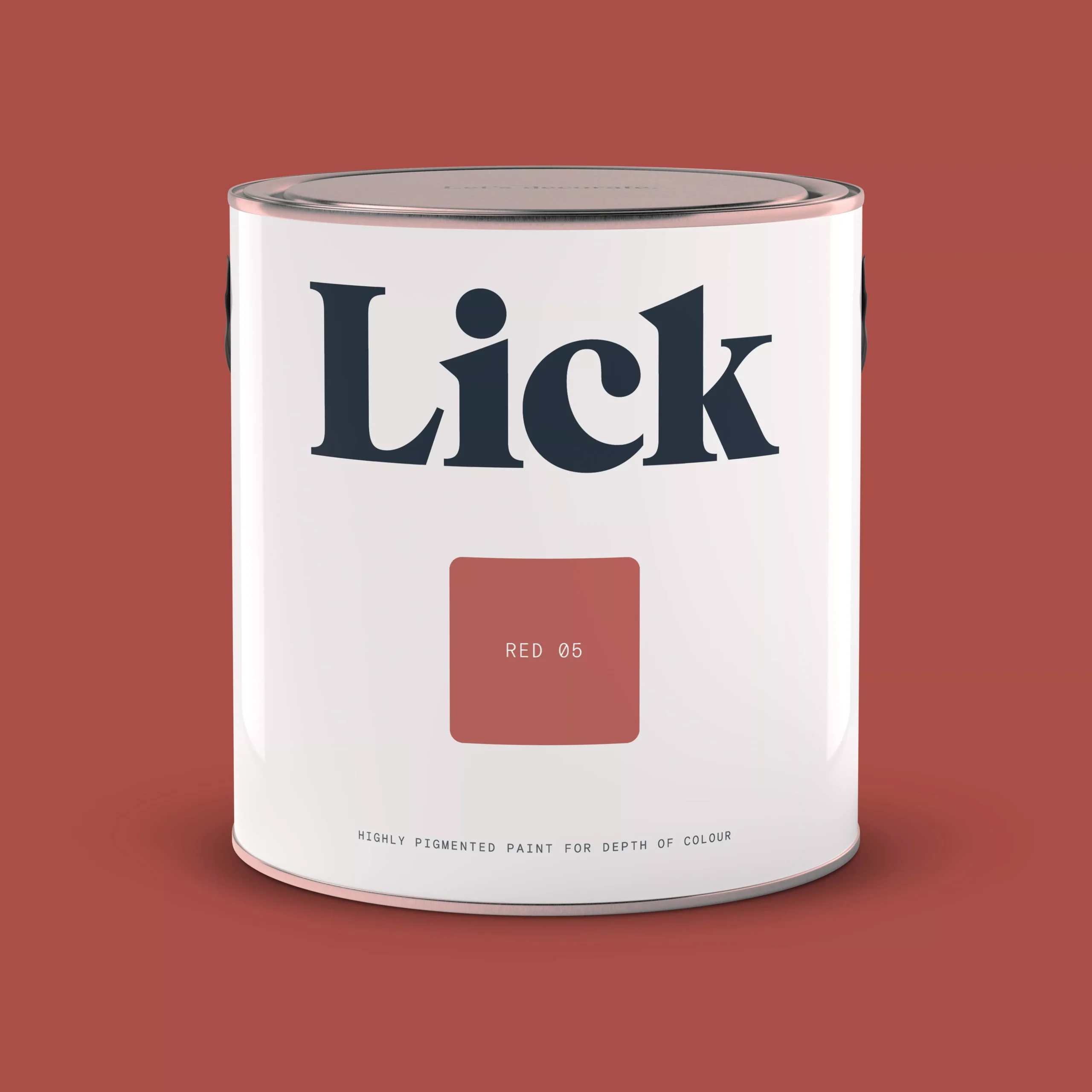 Lick Red 05 Eggshell Emulsion Paint, 2.5L 2 Lick Red 05 Eggshell Emulsion Paint, 2.5L - Image 2