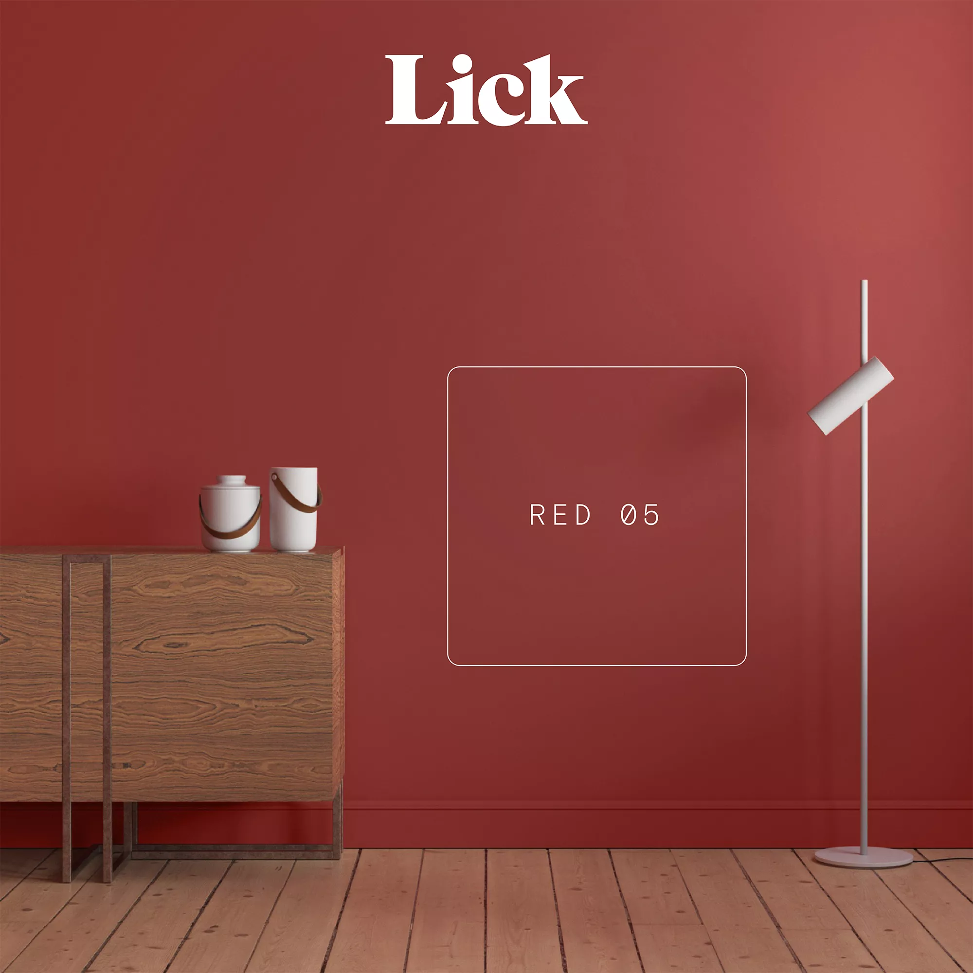 Lick Red 05 Eggshell Emulsion Paint, 2.5L 5 Lick Red 05 Eggshell Emulsion Paint, 2.5L - Image 5
