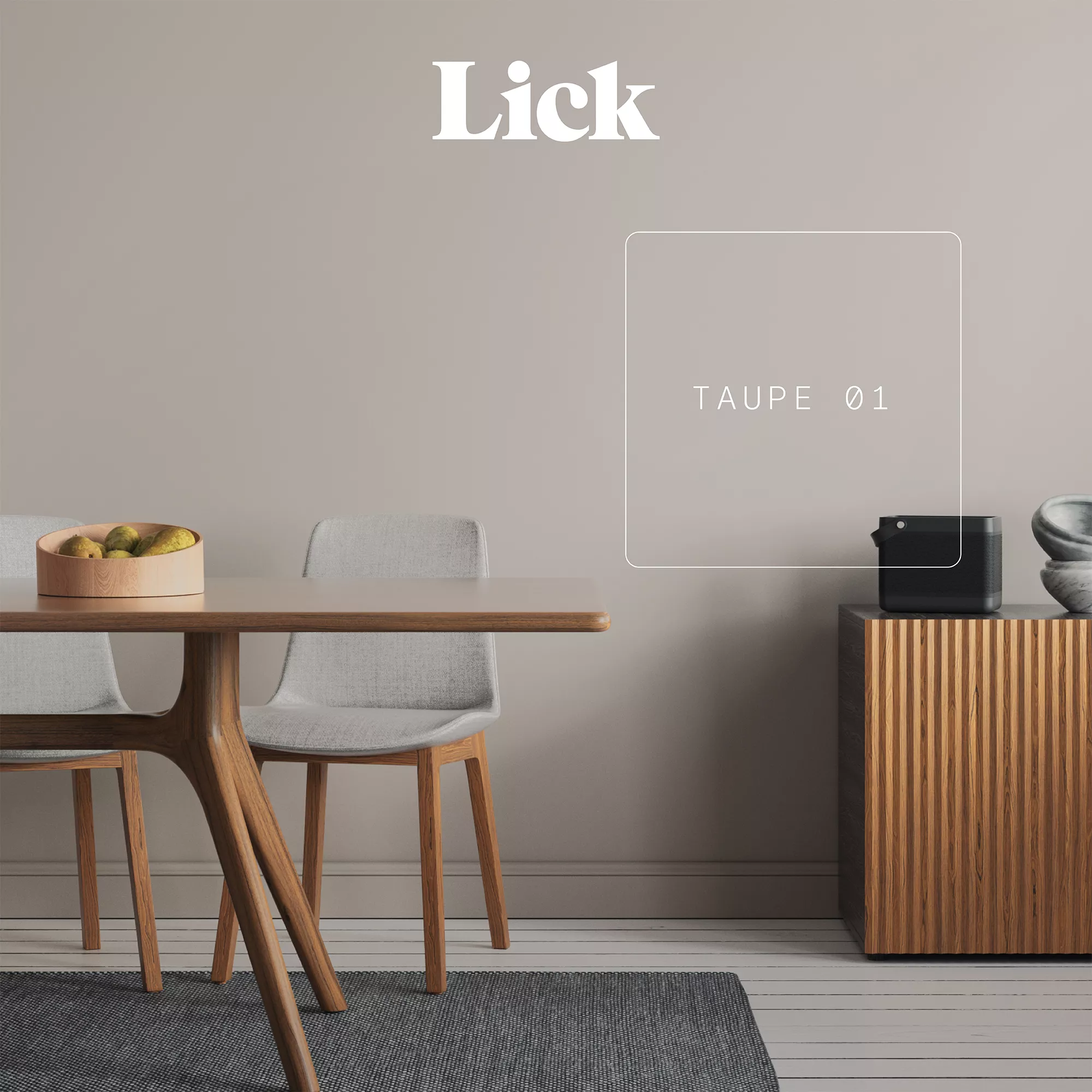 Lick Taupe 01 Eggshell Emulsion Paint, 2.5L 4 Lick Taupe 01 Eggshell Emulsion Paint, 2.5L - Image 4