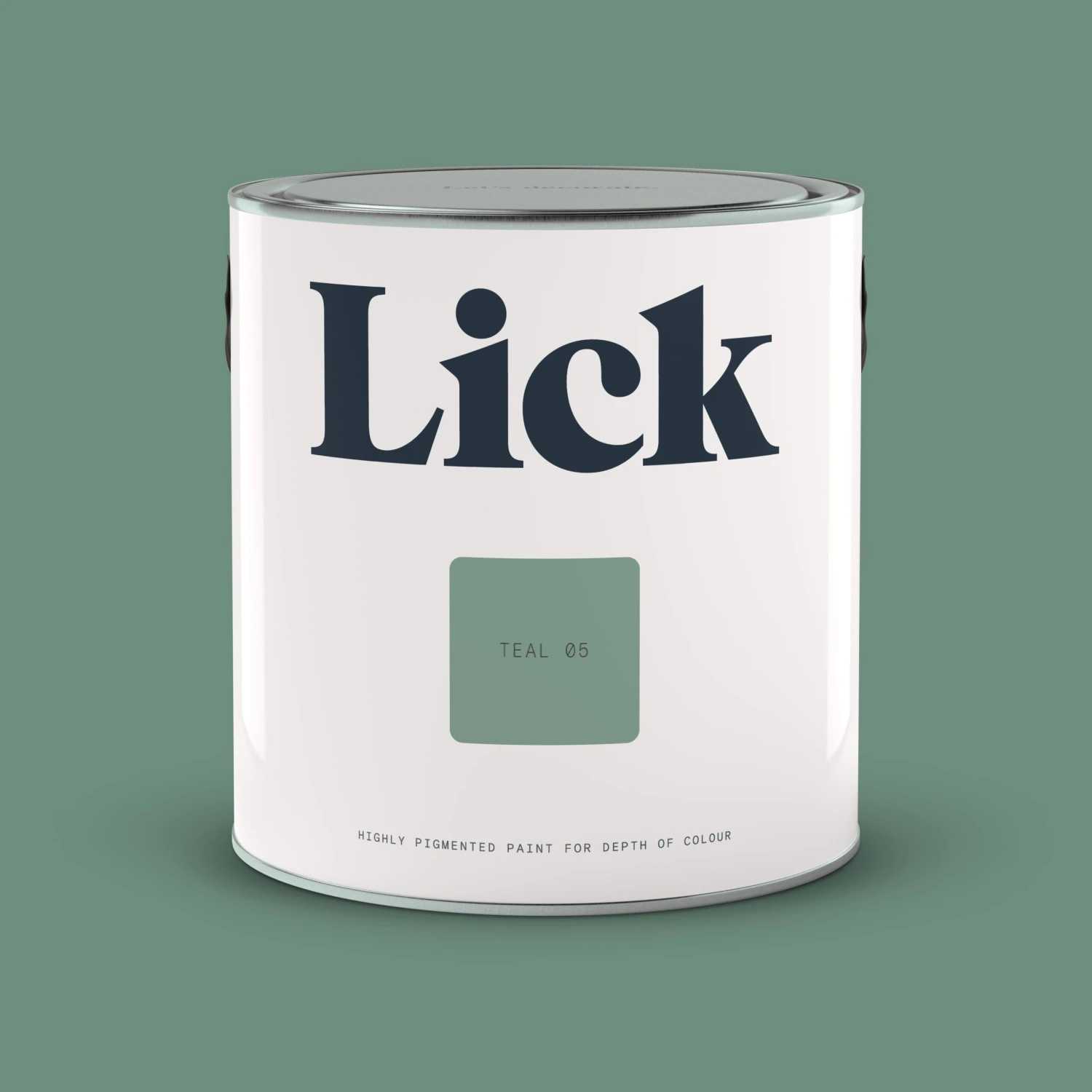 Lick Teal 05 Eggshell Emulsion Paint, 2.5L 2 Lick Teal 05 Eggshell Emulsion Paint, 2.5L - Image 2